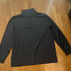 Vineyard Vines Performance 1/4 Zip Grey Size XL